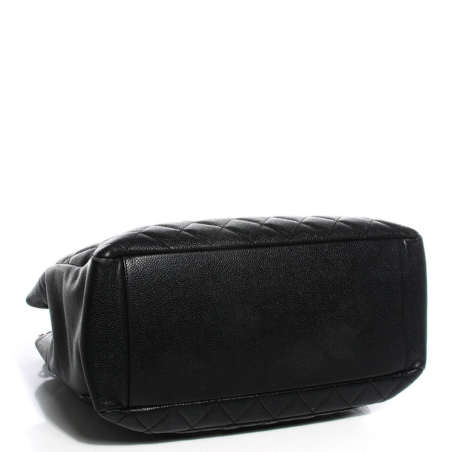 Caviar Quilted Grand Shopping Tote GST Black