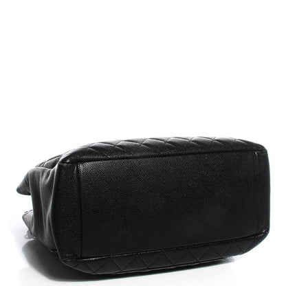 Chanel Caviar Quilted Grand Shopping Tote GST Black 4 of 7