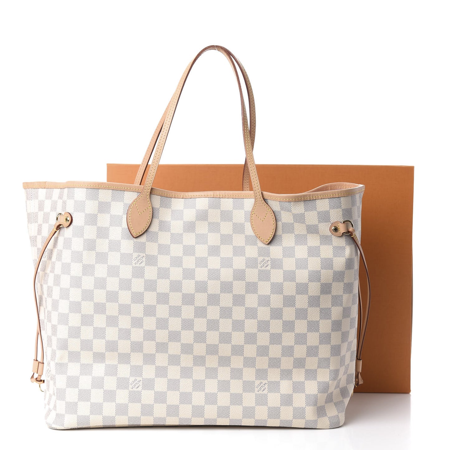 Damier Azur Neo Neverfull GM Rose Ballerine