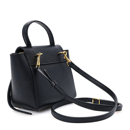 Celine Grained Calfskin Pico Belt Bag Black 3 of 10