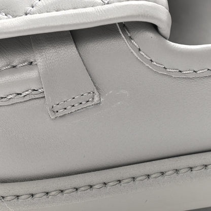 Chanel Lambskin Quilted CC Turnlock Loafers 40 Grey 9 of 11