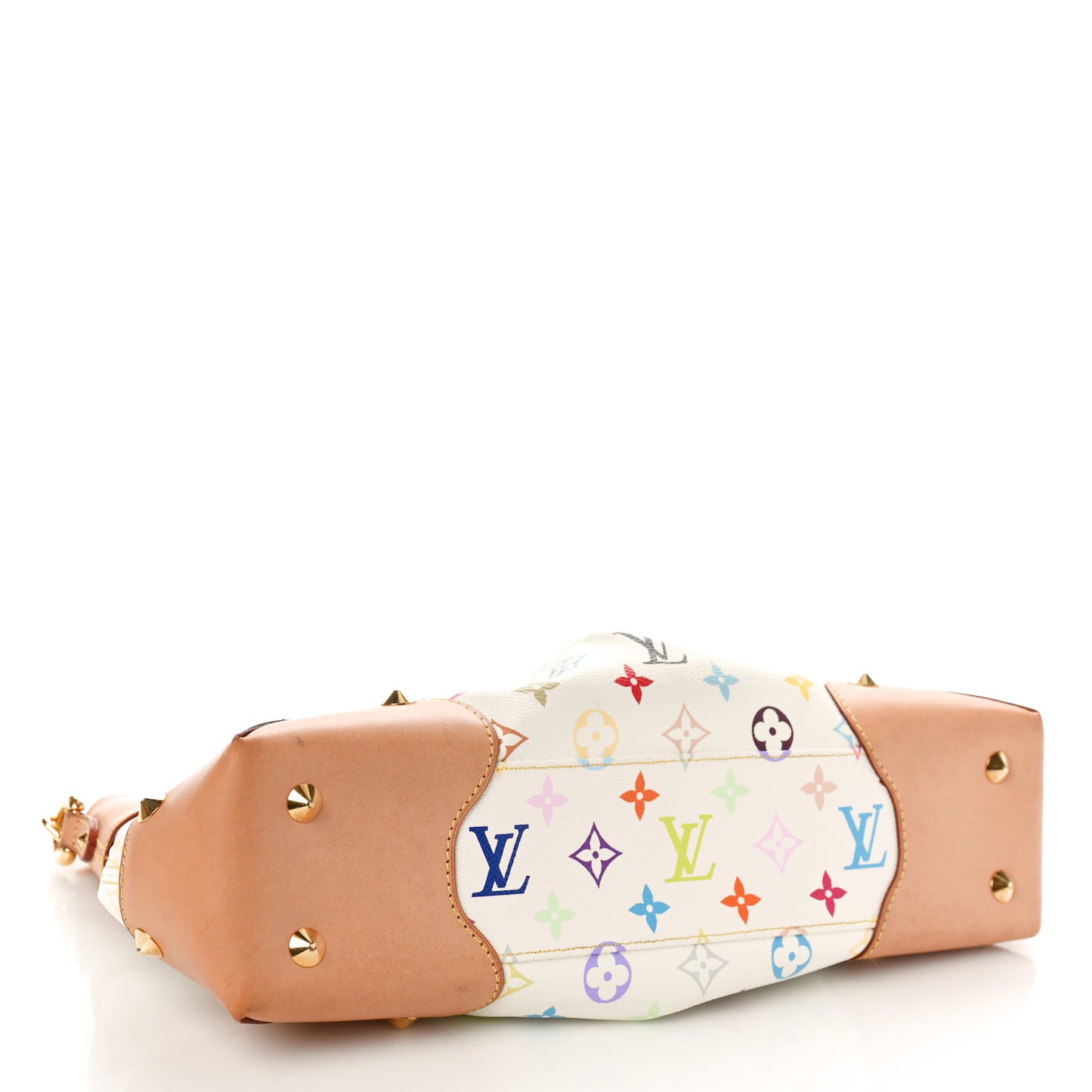 LOUIS VUITTON Monogram Multicolor Judy MM White
