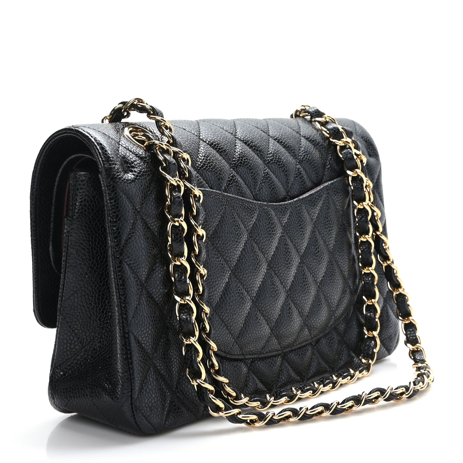 Chanel Caviar Quilted Medium Double Flap Black 3 of 10