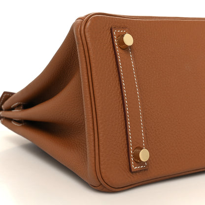 Hermes Togo Birkin 25 Gold 9 of 11