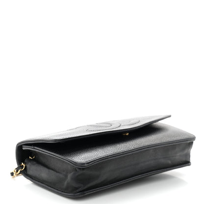 Chanel Caviar Timeless CC Wallet on Chain WOC Black 4 of 12