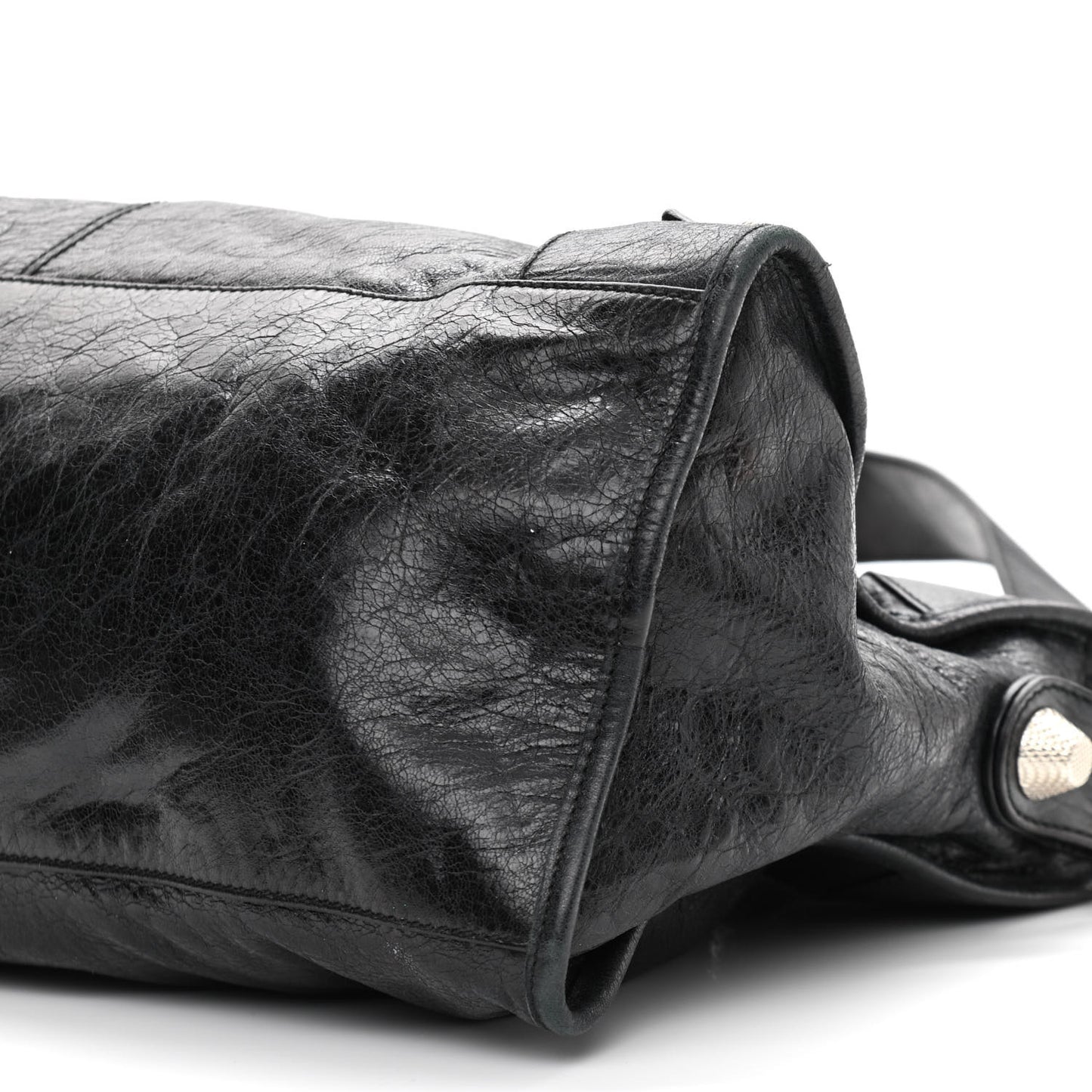 Agneau Giant 21 Silver Hardware Part Time Black