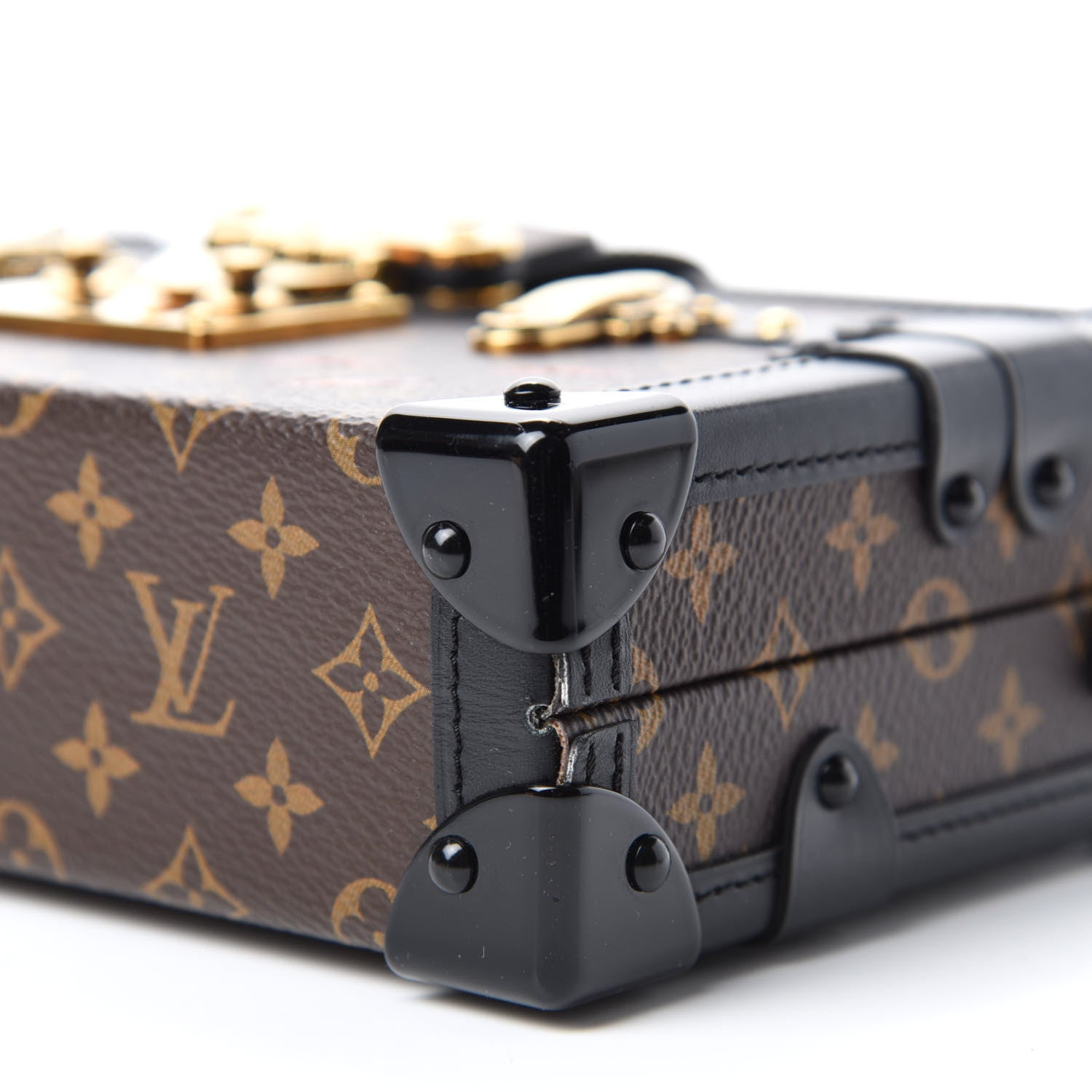 Louis Vuitton Monogram Petite Malle Black 7 of 11