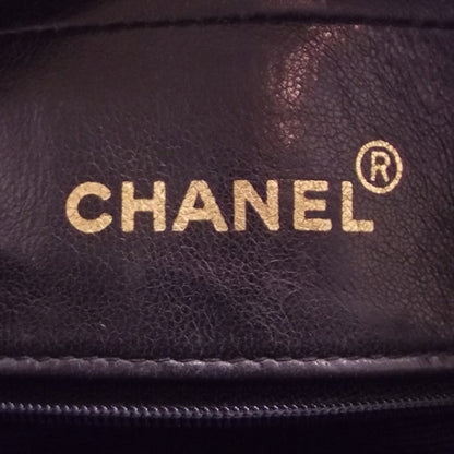 Chanel Vintage Lambskin Tassel Flap Bag Black 10 of 16