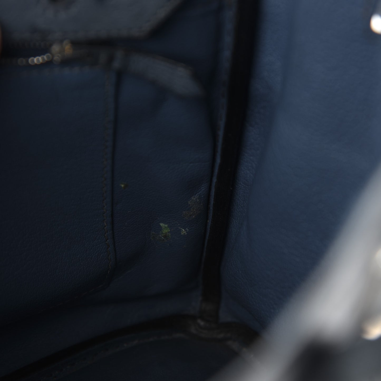 Ostrich Birkin 30 Bleu Roi
