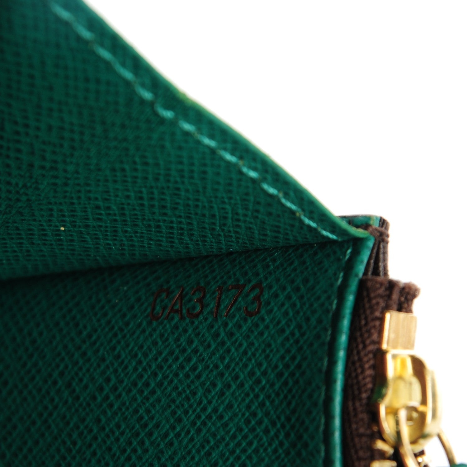 Louis Vuitton Monogram Emilie Wallet Vert 8 of 9