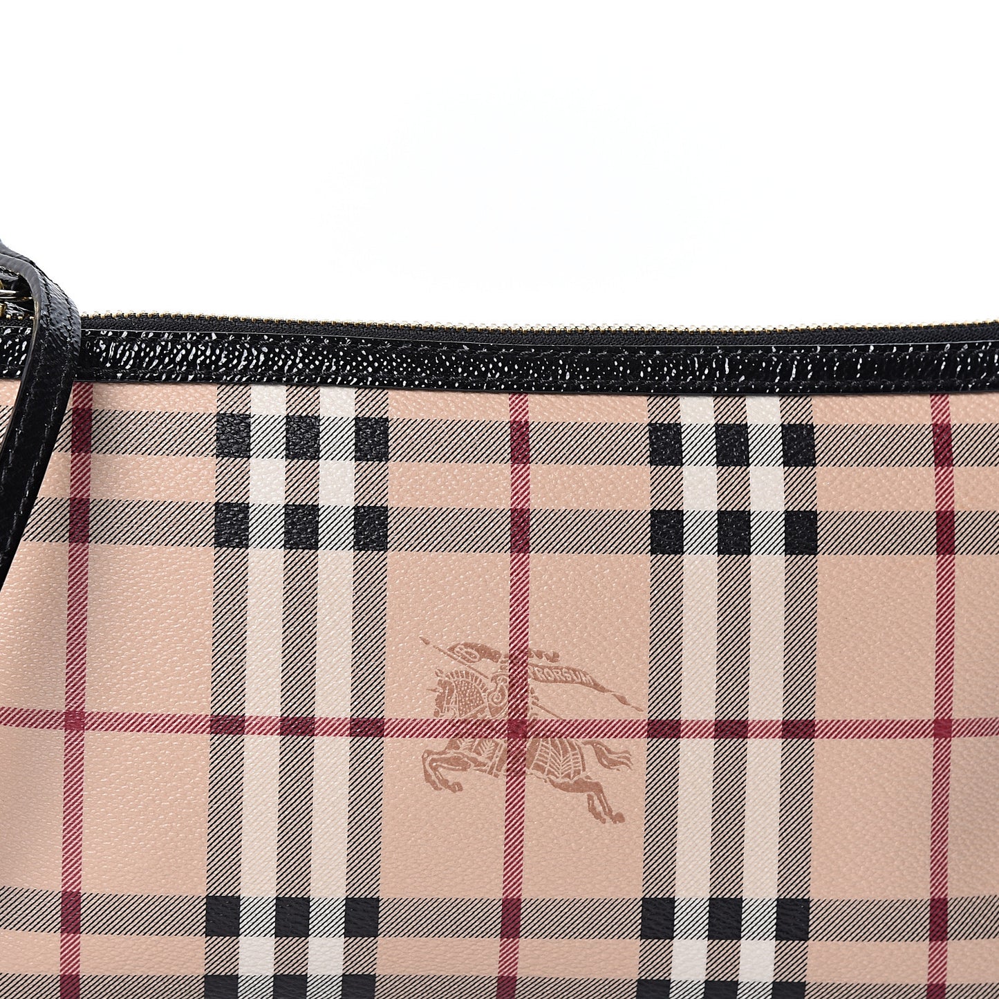 Haymarket Check Small Peyton Crossbody Clutch Bag Black