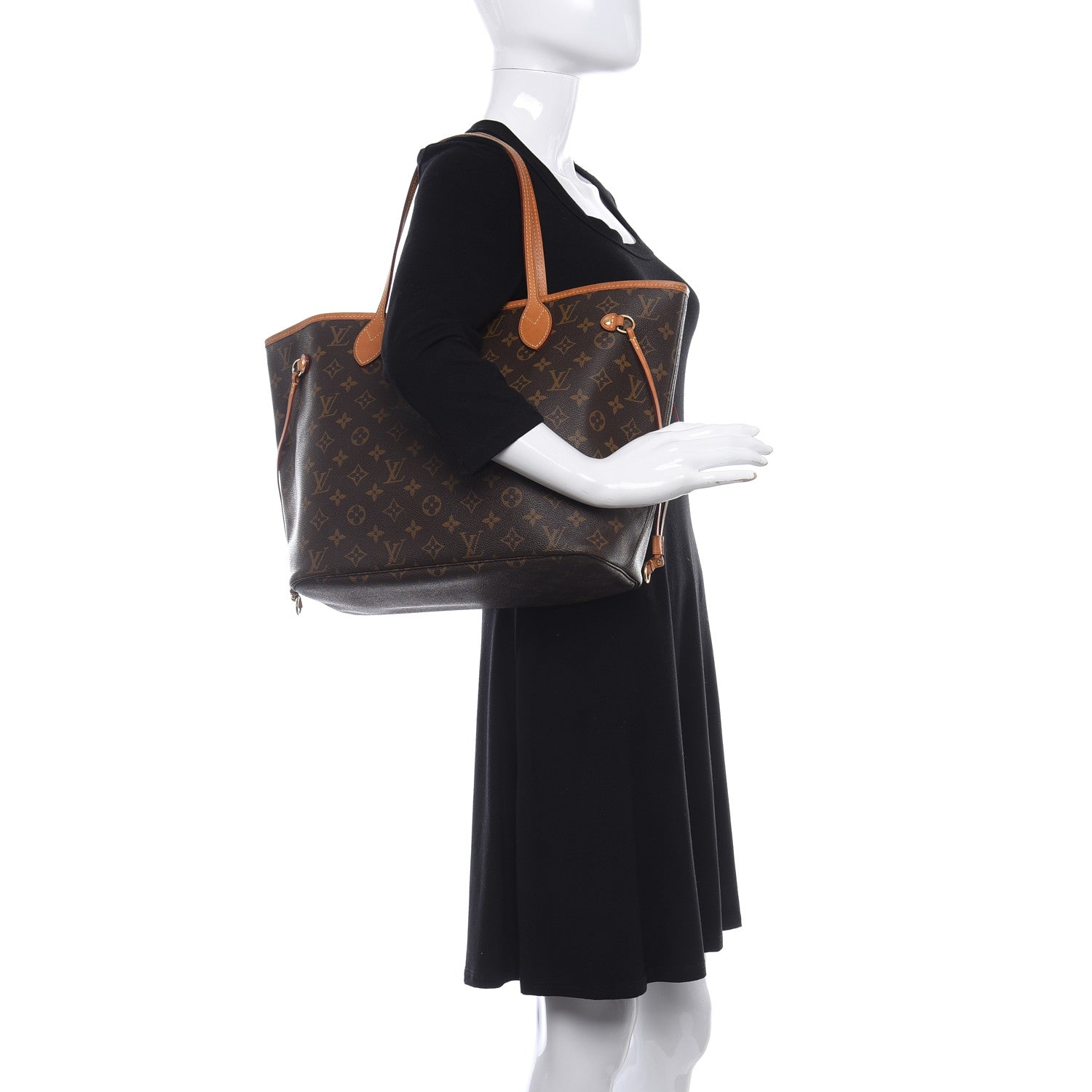 Louis Vuitton Monogram Neverfull MM 2 of 13