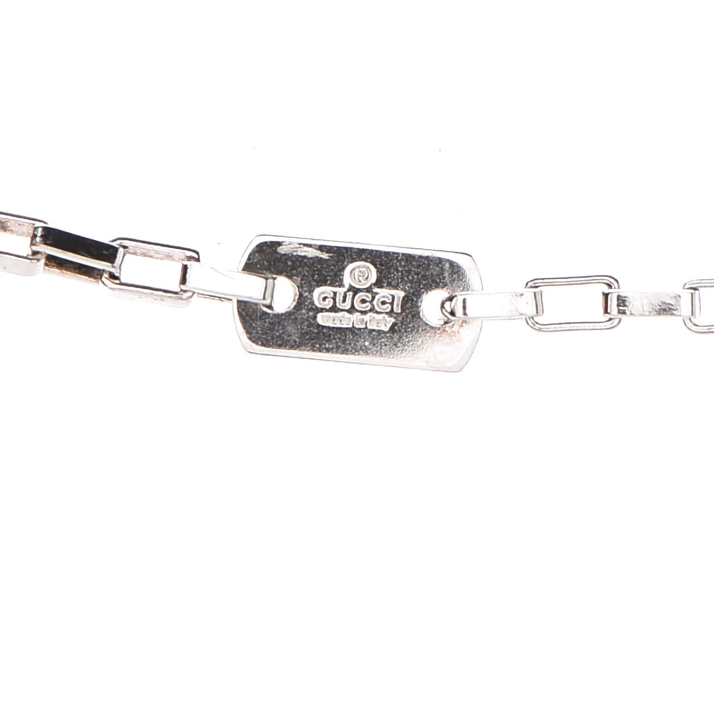 Sterling Silver Square Link Necklace 16