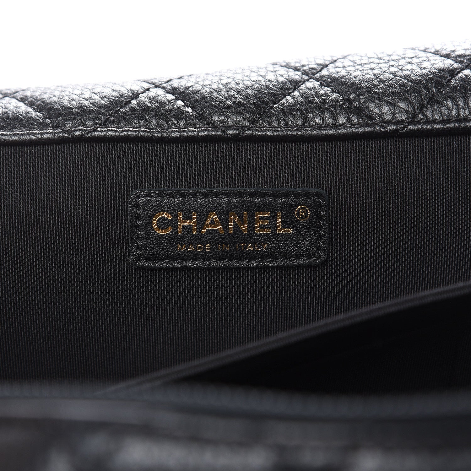 Chanel Calfskin Quilted XXL Travel Flap Bag Black 6 of 10