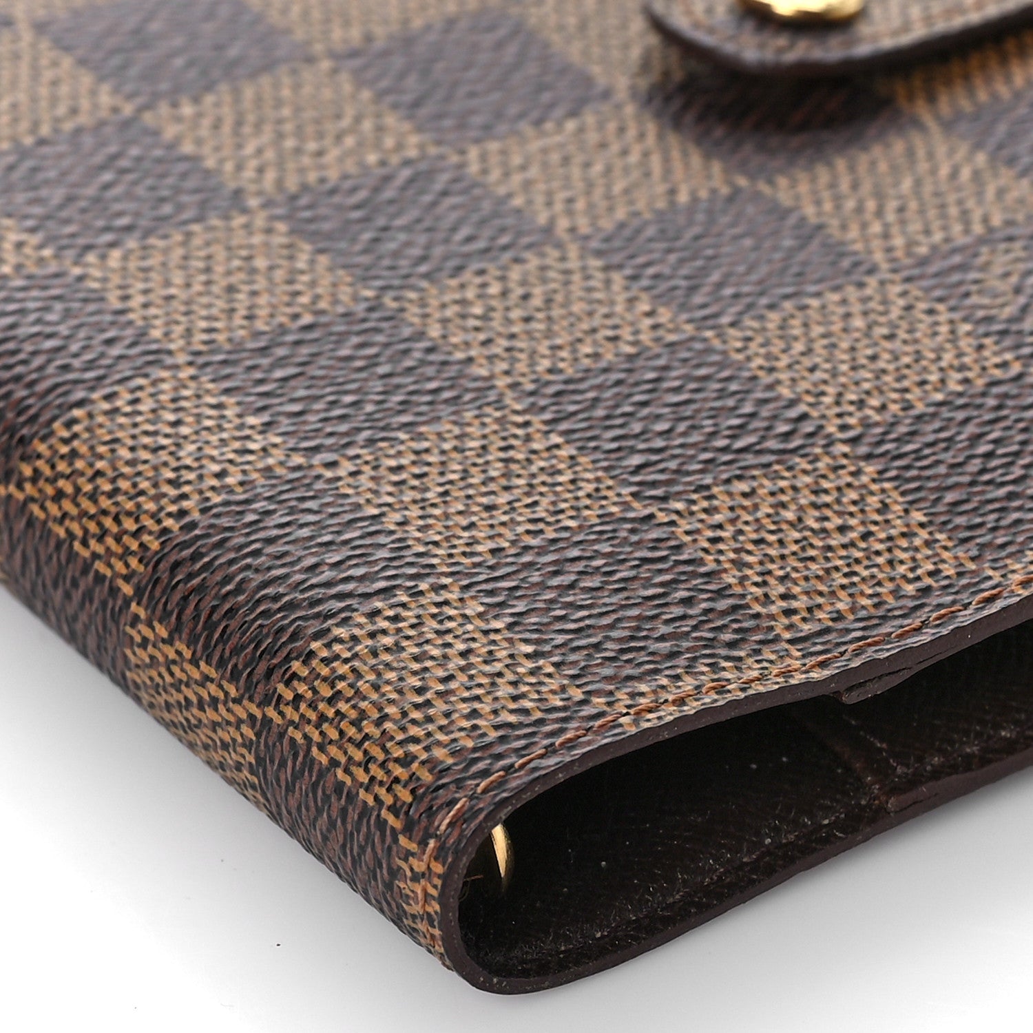 Louis Vuitton Damier Ebene Small Ring Agenda Cover 8 of 10