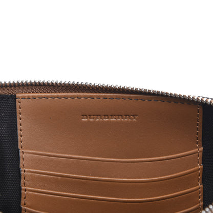 Burberry Mega Check Peyton Crossbody Clutch Bag Saddle Brown 6 of 11