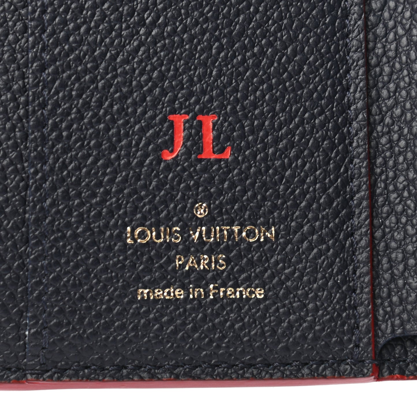 Empreinte Zoe Wallet Marine Rouge
