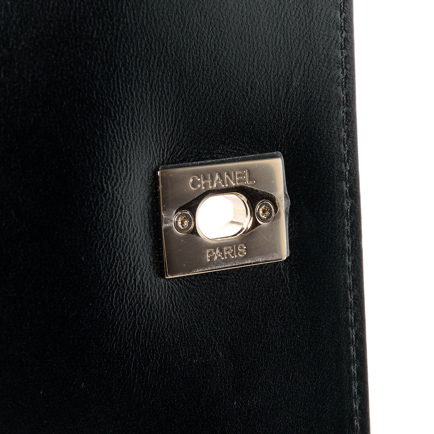 Lambskin Quilted Small Trendy CC Dual Handle Flap Bag Black