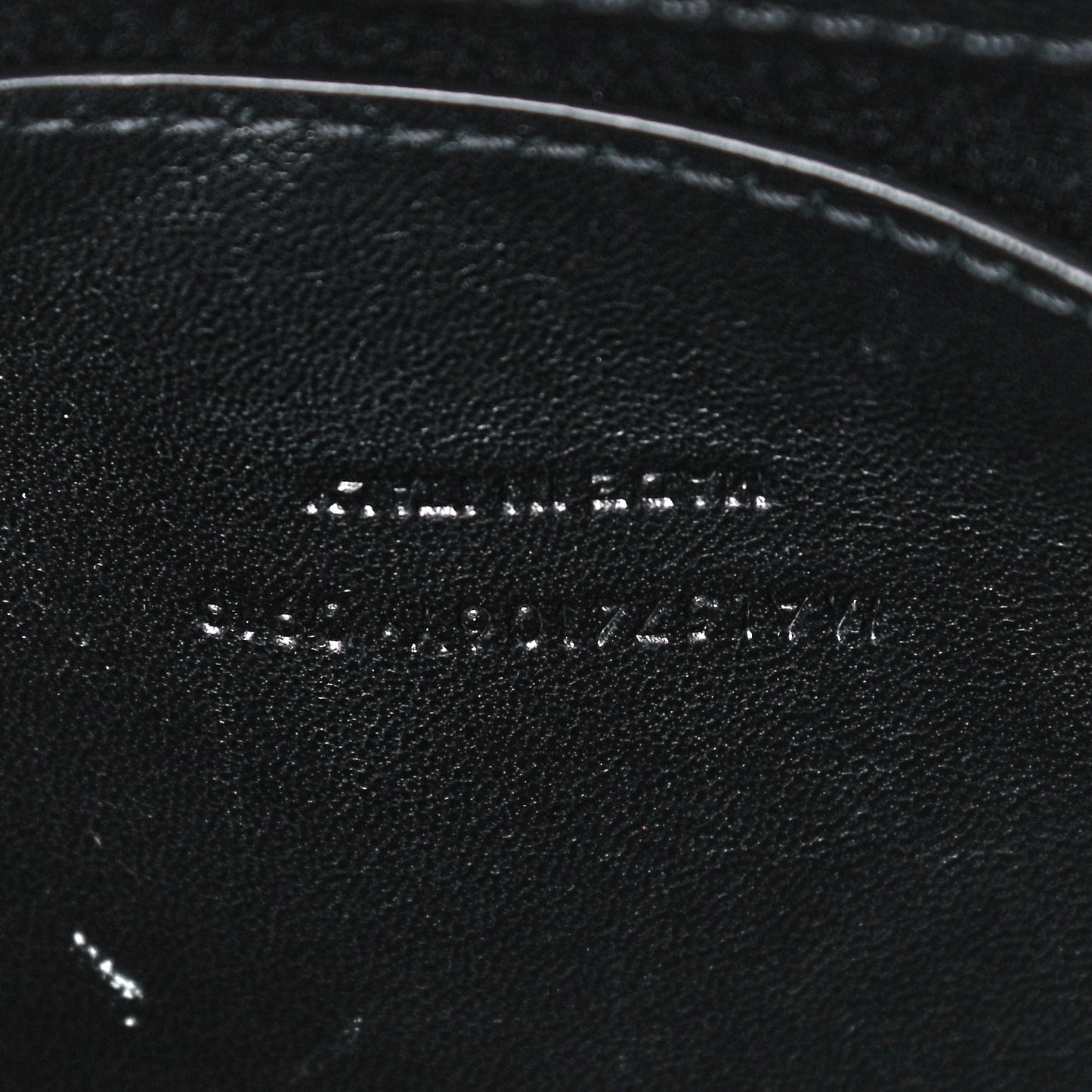 Grain De Poudre Medium West Hollywood Monogram Fold-Over Black