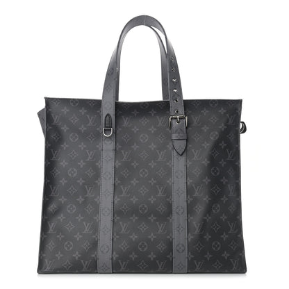 Louis Vuitton Monogram Eclipse Cabas Zippe GM Black 1 of 8
