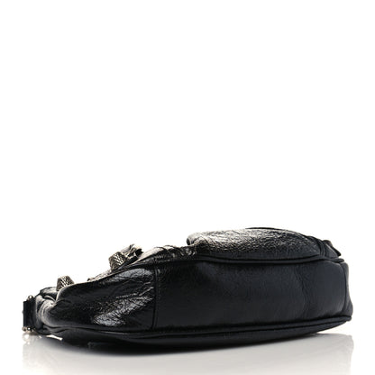 Balenciaga Agneau Arena Le Cagole Mini Purse With Chain Black 4 of 7