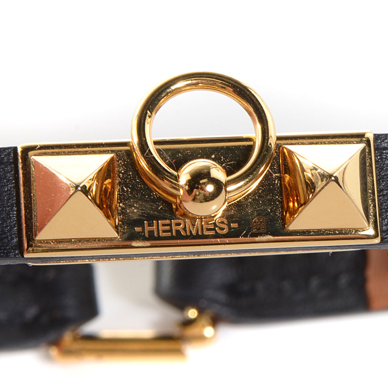 Hermes Chamonix Micro Rivale Bracelet Small Black 7 of 9