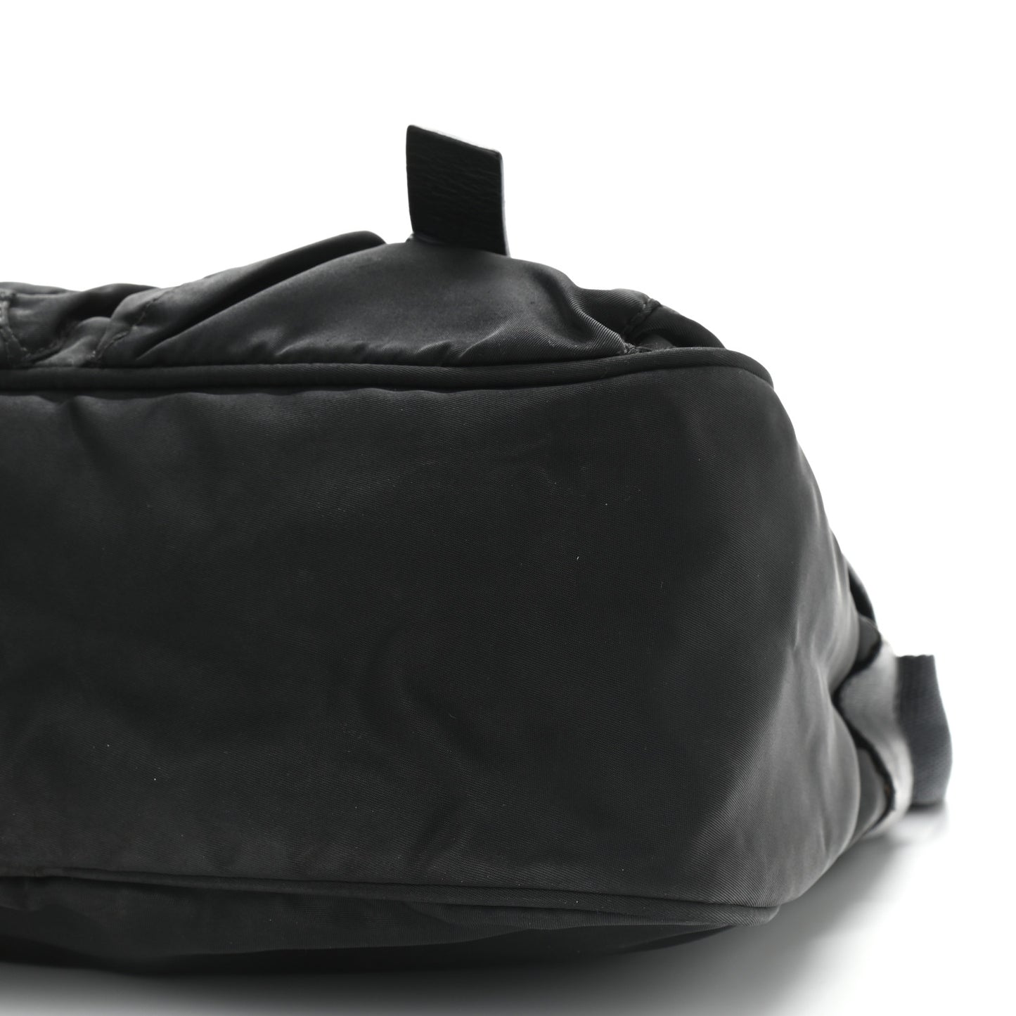 Nylon Vela Messenger Bag Black