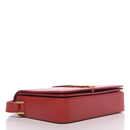 Saint Laurent Smooth Calfskin Medium Classic Monogram Universite Bag Red 4 of 14