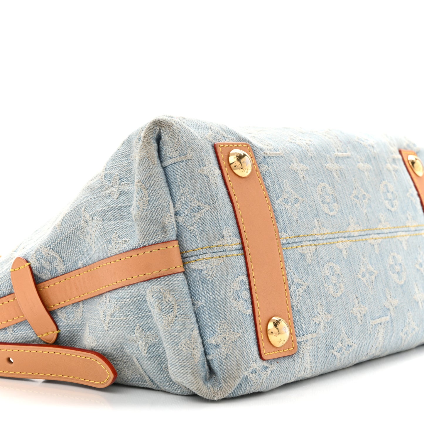 Monogram Denim CarryAll PM Sky Blue