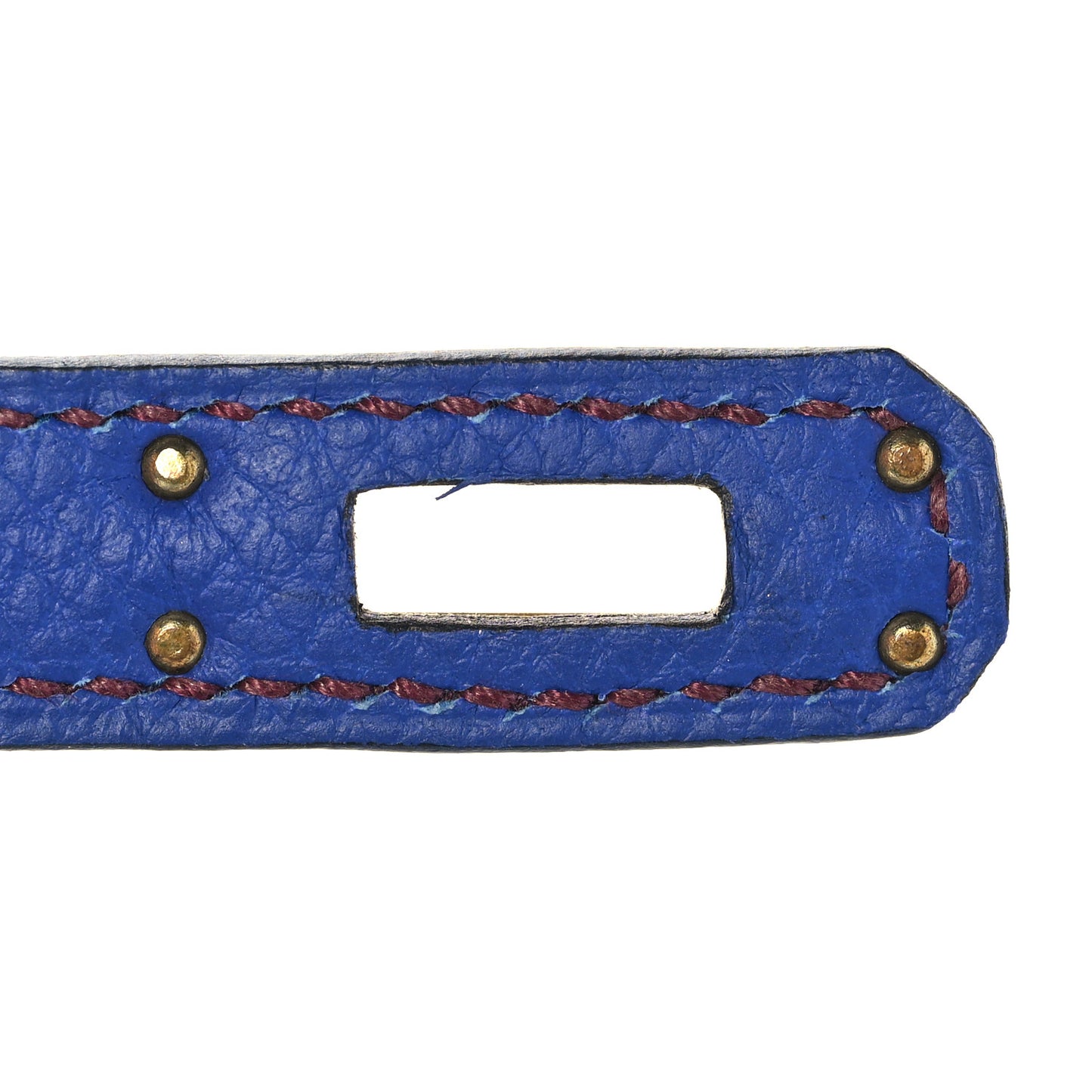 Togo Horseshoe Kelly Retourne 25 Bleu Electrique Bordeaux