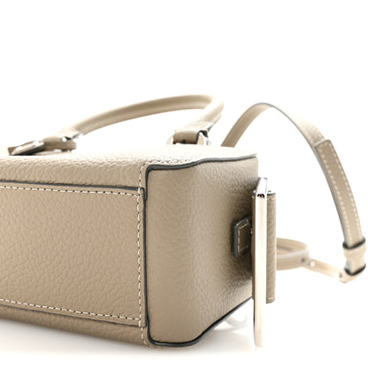 Delvaux Taurillon Soft Nano Cool Box Satchel Tourterelle Ivory 9 of 10