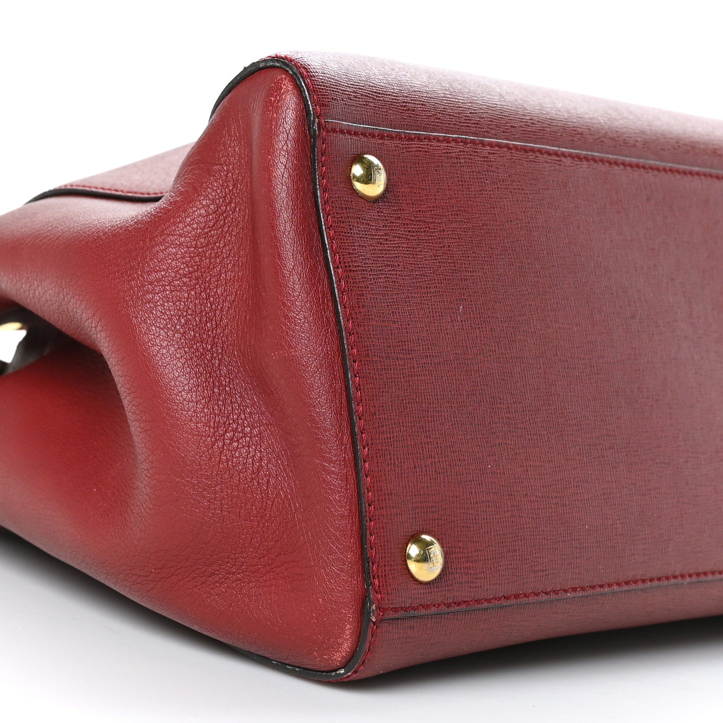 Vitello Elite Regular 2Jours Tote Rosso Scuro Ciliegia