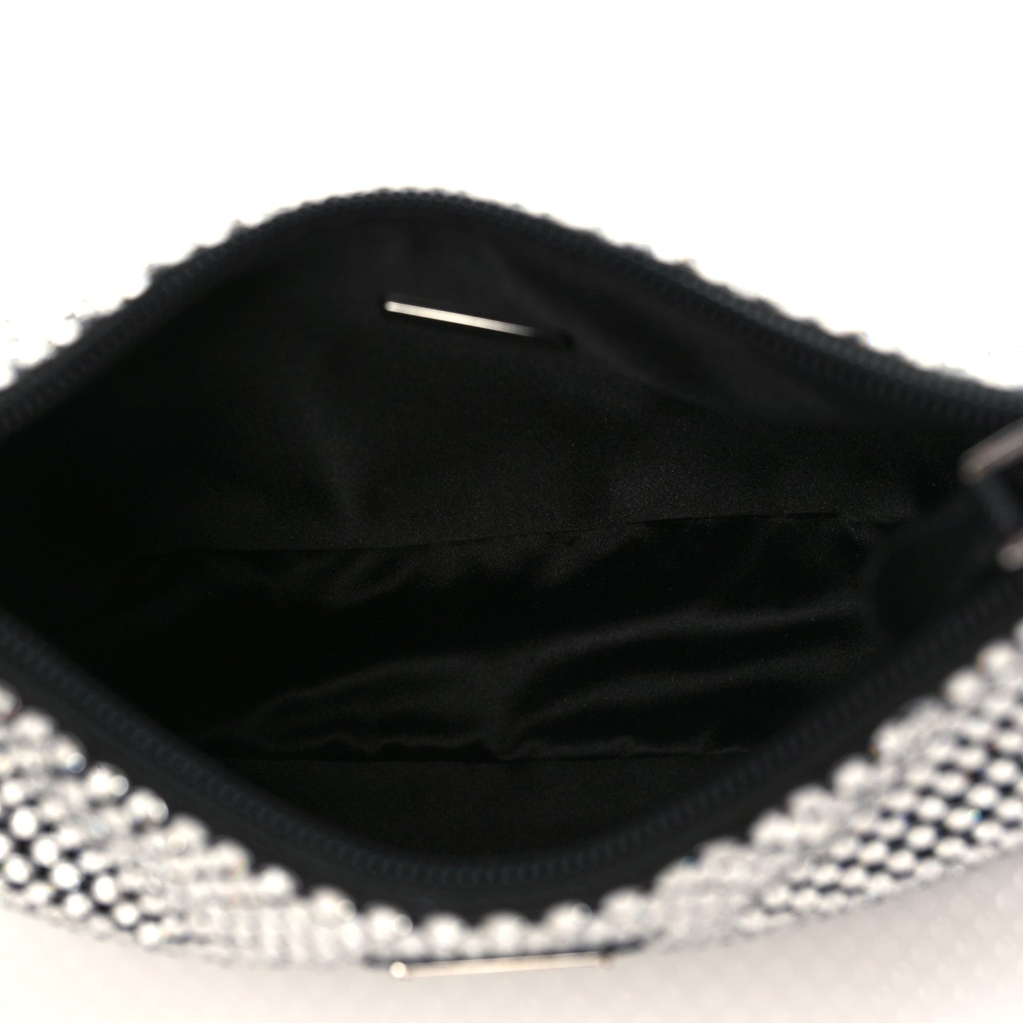 Satin Crystal Mini Re-Edition 2000 Bag Cristal