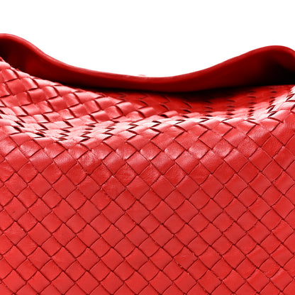 Bottega Veneta Nappa Intrecciato Large Hobo Red 6 of 9