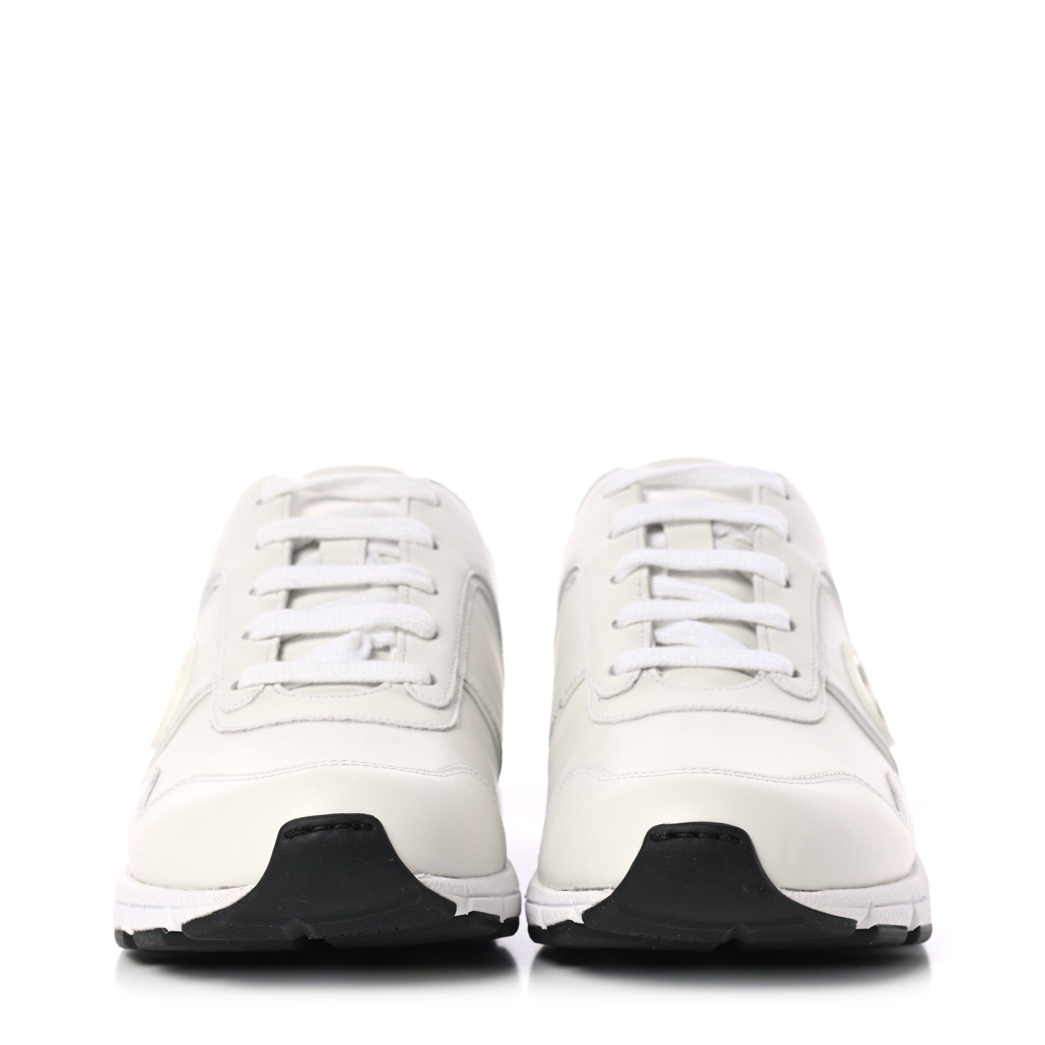 Gucci Calfskin Womens Interlocking G Sneakers 38 White 2 of 9