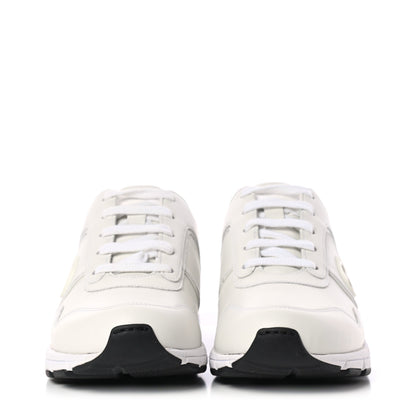 Gucci Calfskin Womens Interlocking G Sneakers 38 White 2 of 9