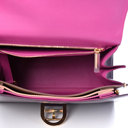 Delvaux Boxed Calfskin MM Magic Brillant Satchel Prune 4 of 9