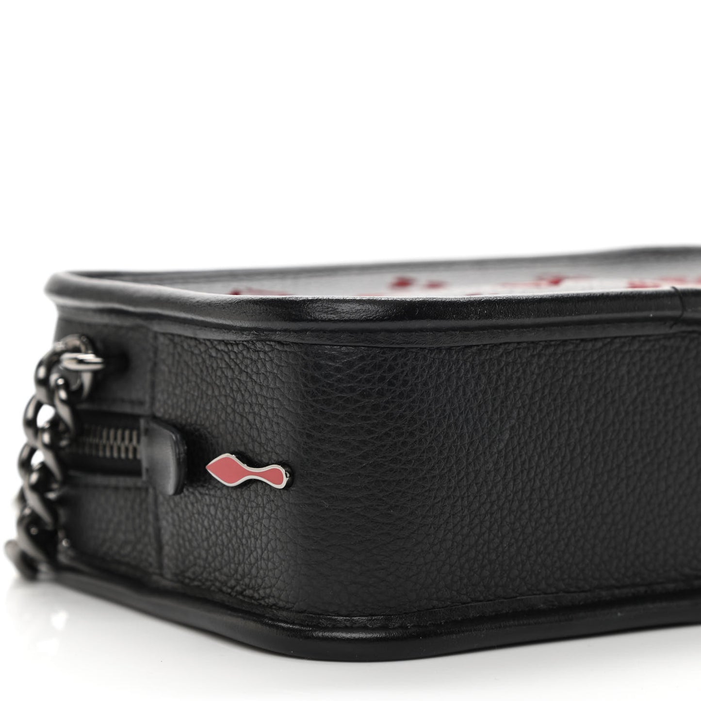 Calfskin Small Radioloubi Black