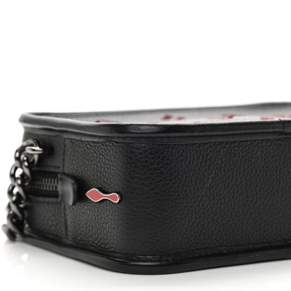 Christian Louboutin Calfskin Small Radioloubi Black 9 of 10