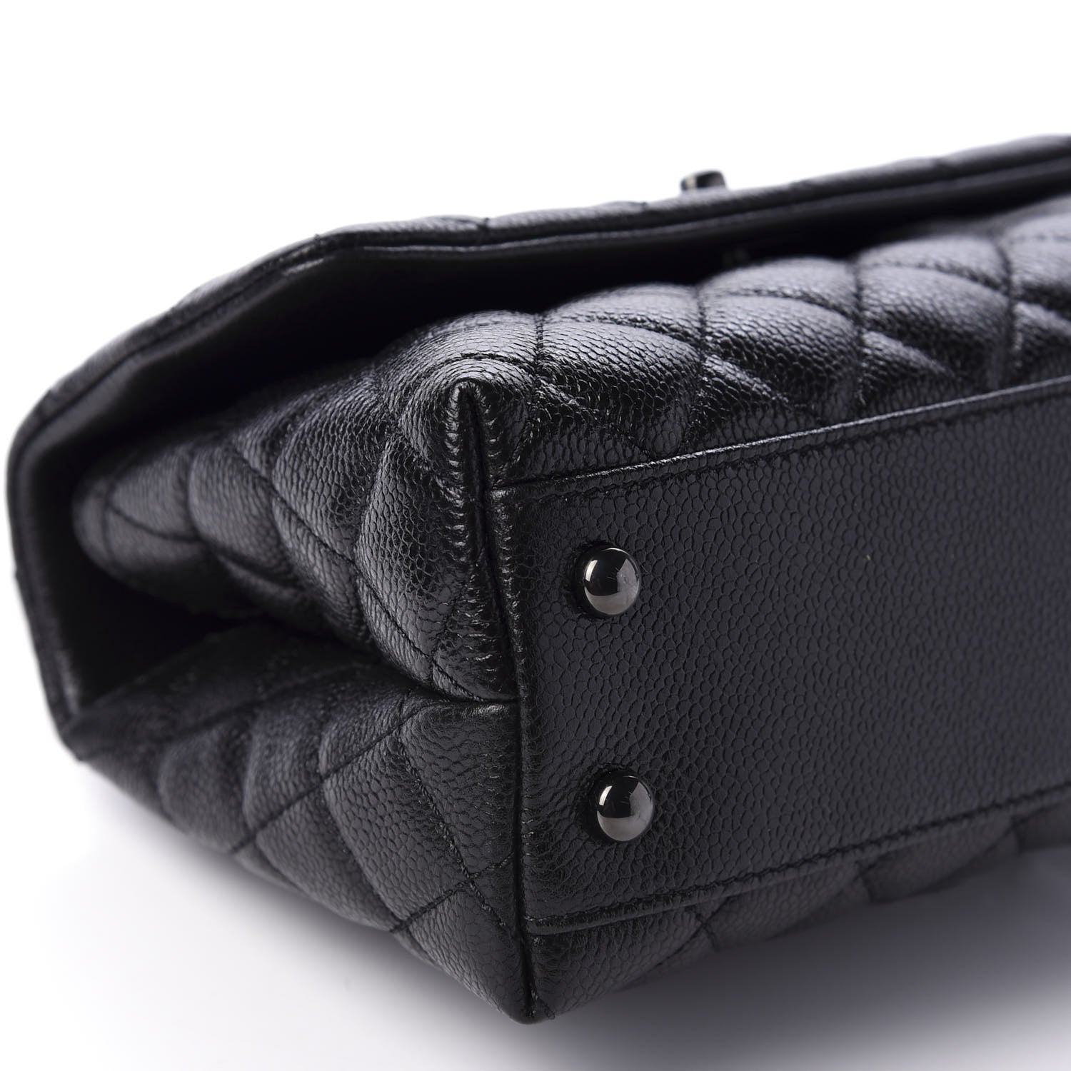 Chanel Caviar Quilted Mini Coco Handle Flap So Black 7 of 12