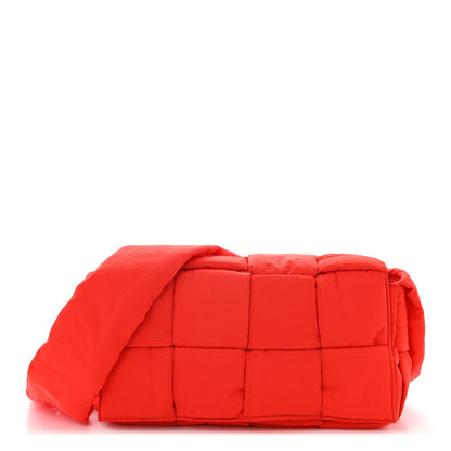 Bottega Veneta Nylon Intrecciato Padded Tech Cassette Bag Red 1 of 11