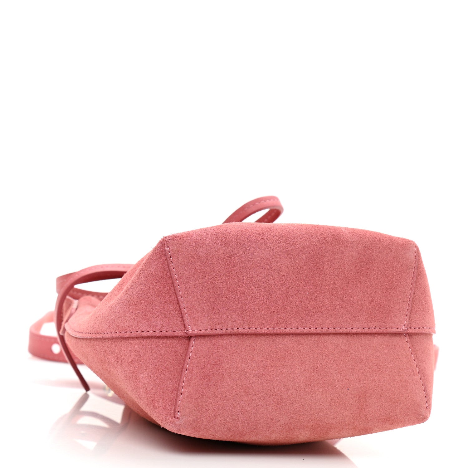 Mansur Gavriel Suede Mini Mini Bucket Bag Blush 3 of 8