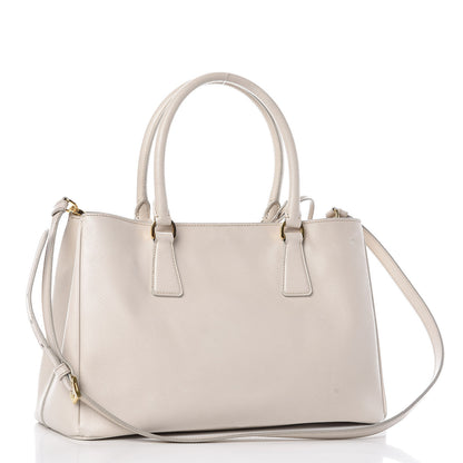 Prada Saffiano Lux Medium Tote Talco 3 of 23