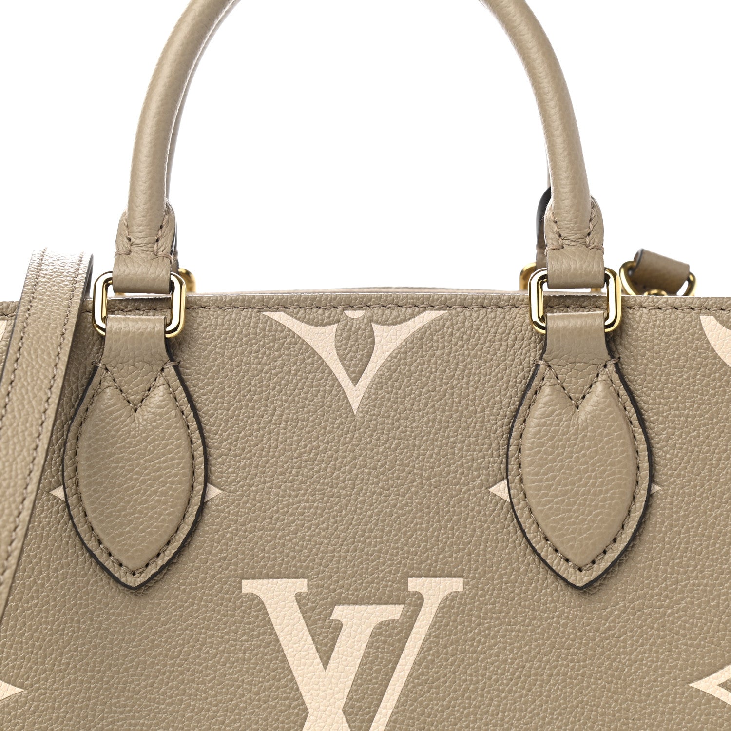 Louis Vuitton Empreinte Monogram Giant Onthego PM Tourterelle Creme 8 of 10