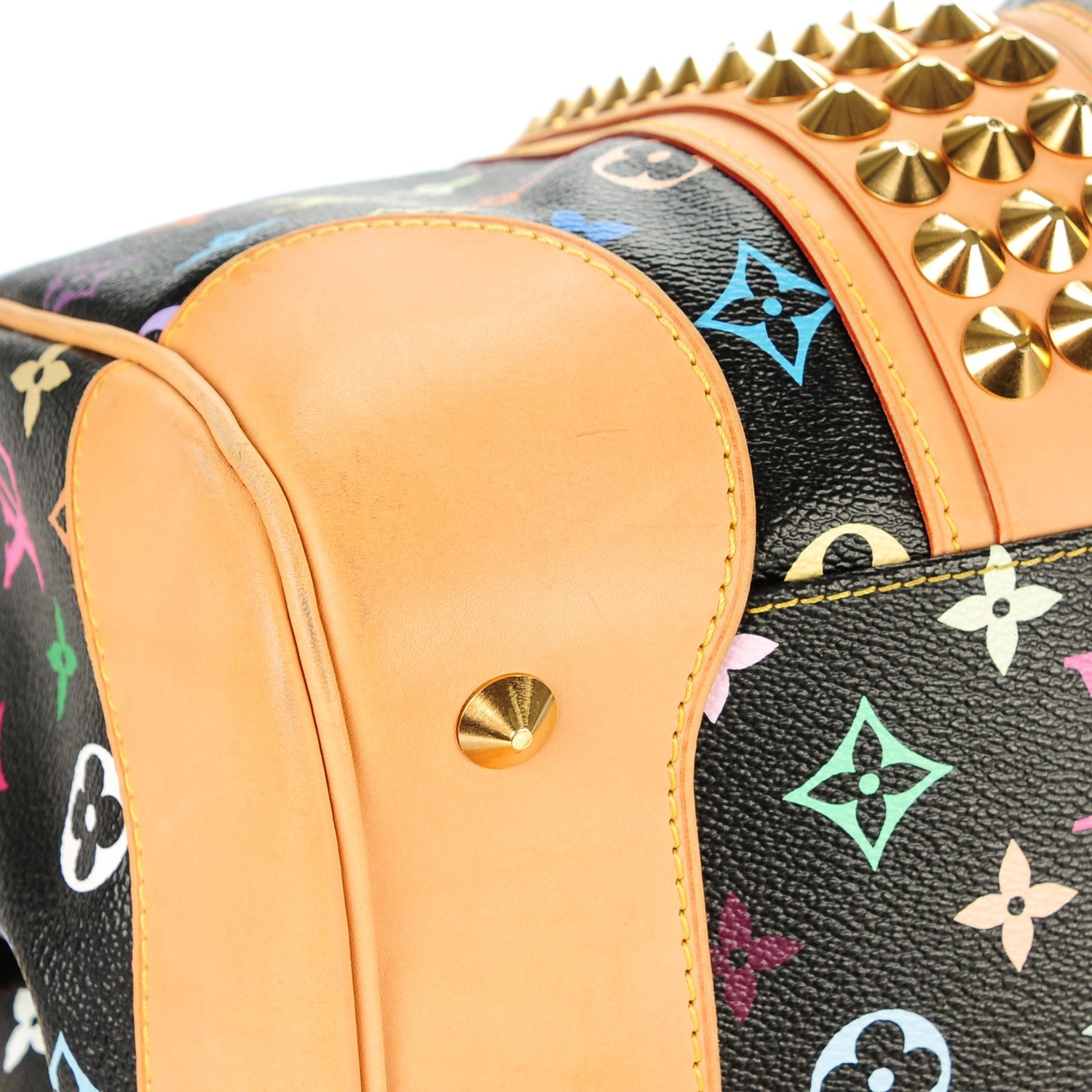 Louis Vuitton Monogram Multicolor Courtney GM Black 10 of 12