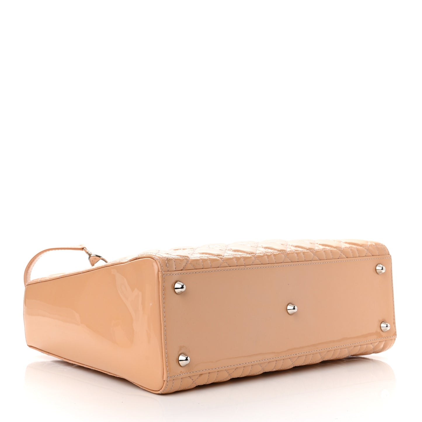 Patent Cannage Large Lady Dior Light Pink