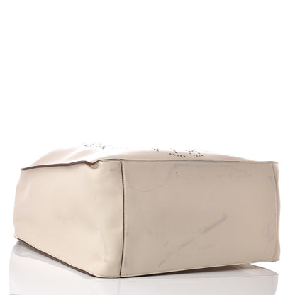 Stella McCartney Eco Alter Nappa East West Perforated Tote White 5 of 13