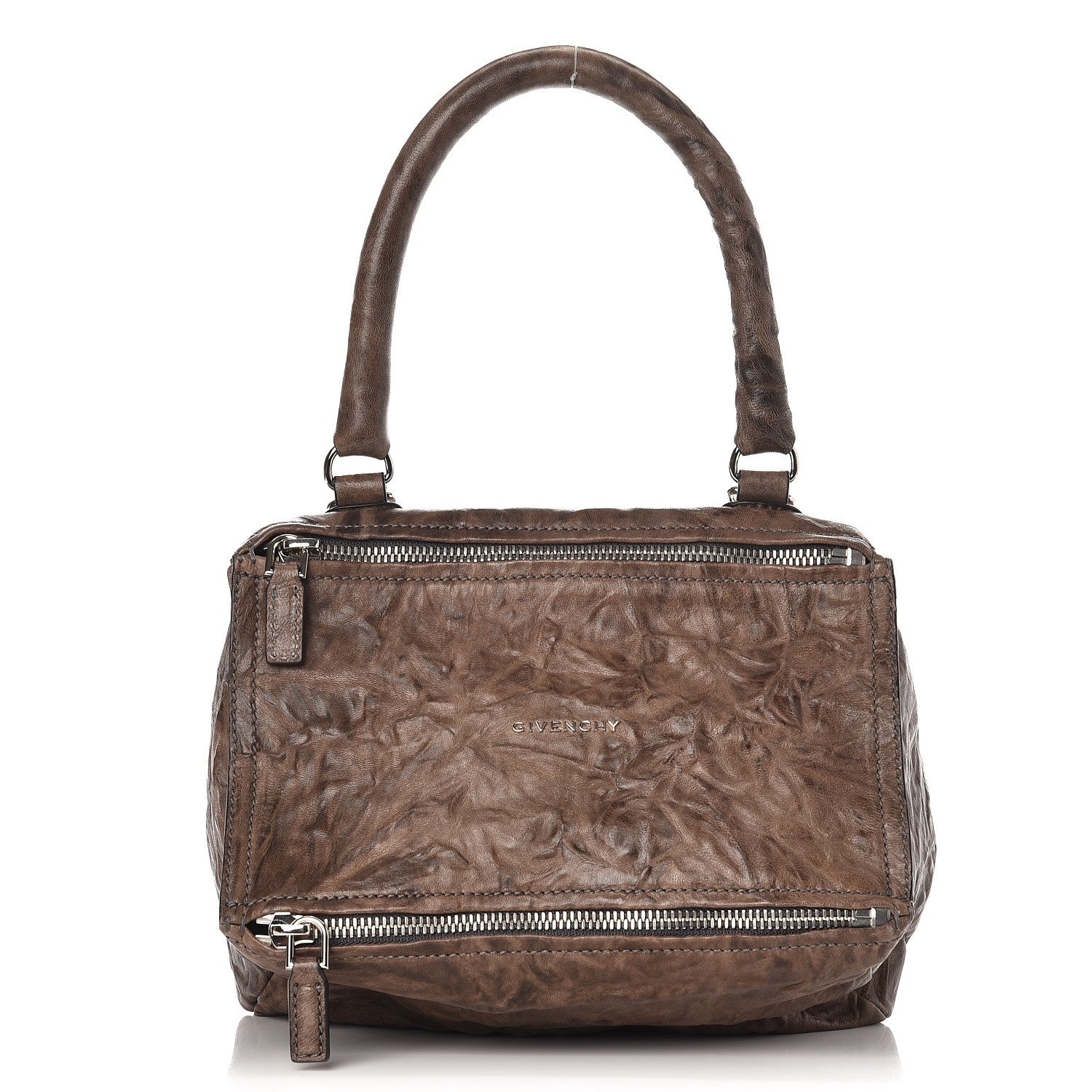 Givenchy Tumbled Sheepskin Small Pandora Charcoal 1 of 8