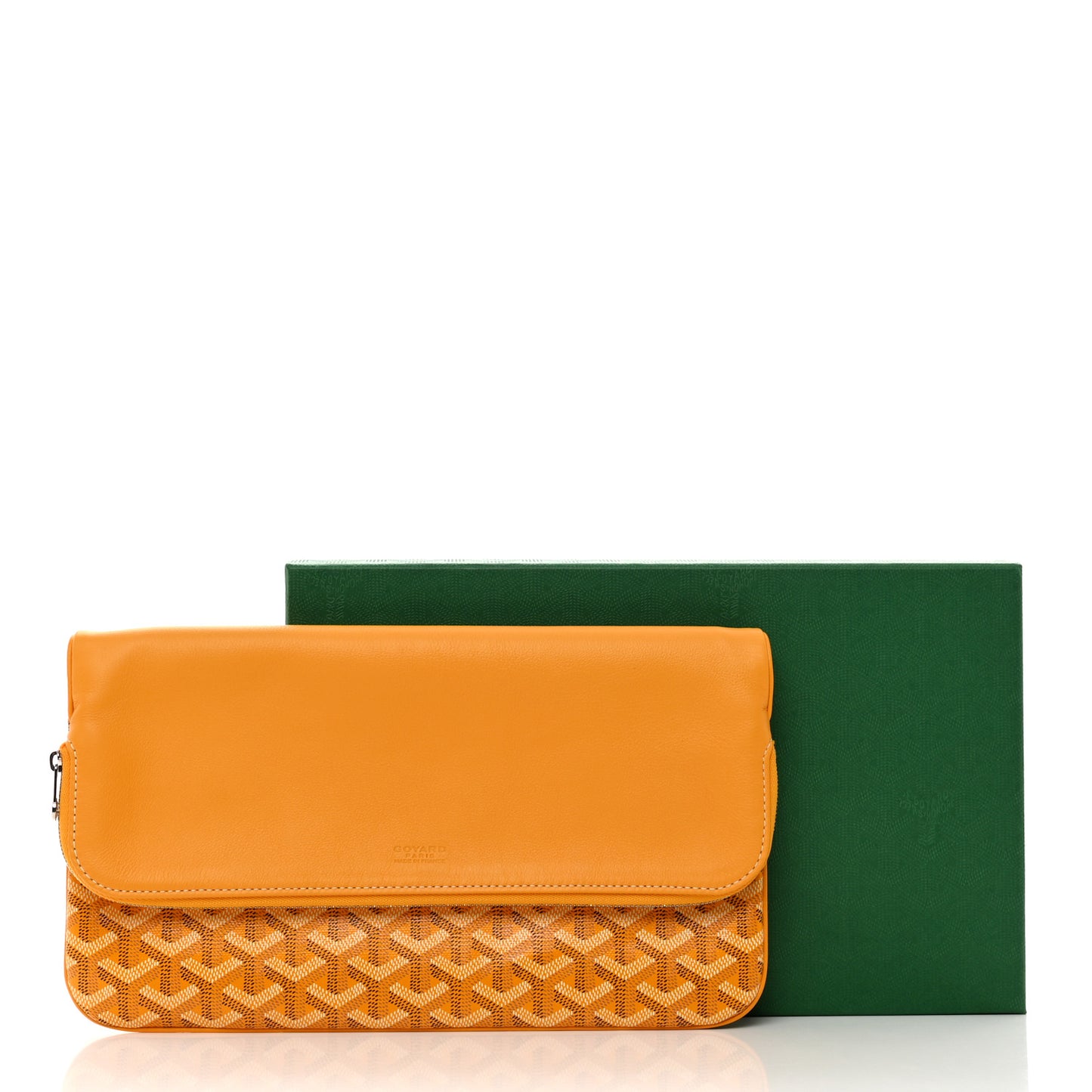 Goyardine Sainte Marie Soft Clutch Yellow