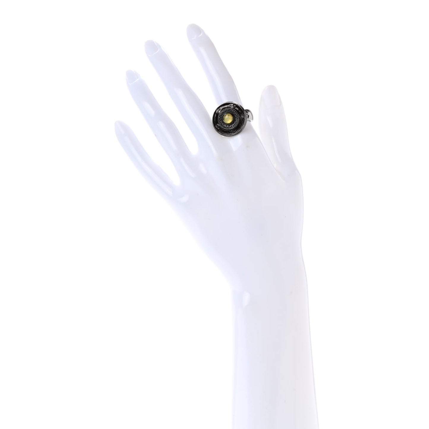 Resin Metal CC Ring Black